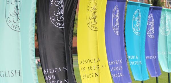 Alumni Association departmental flags