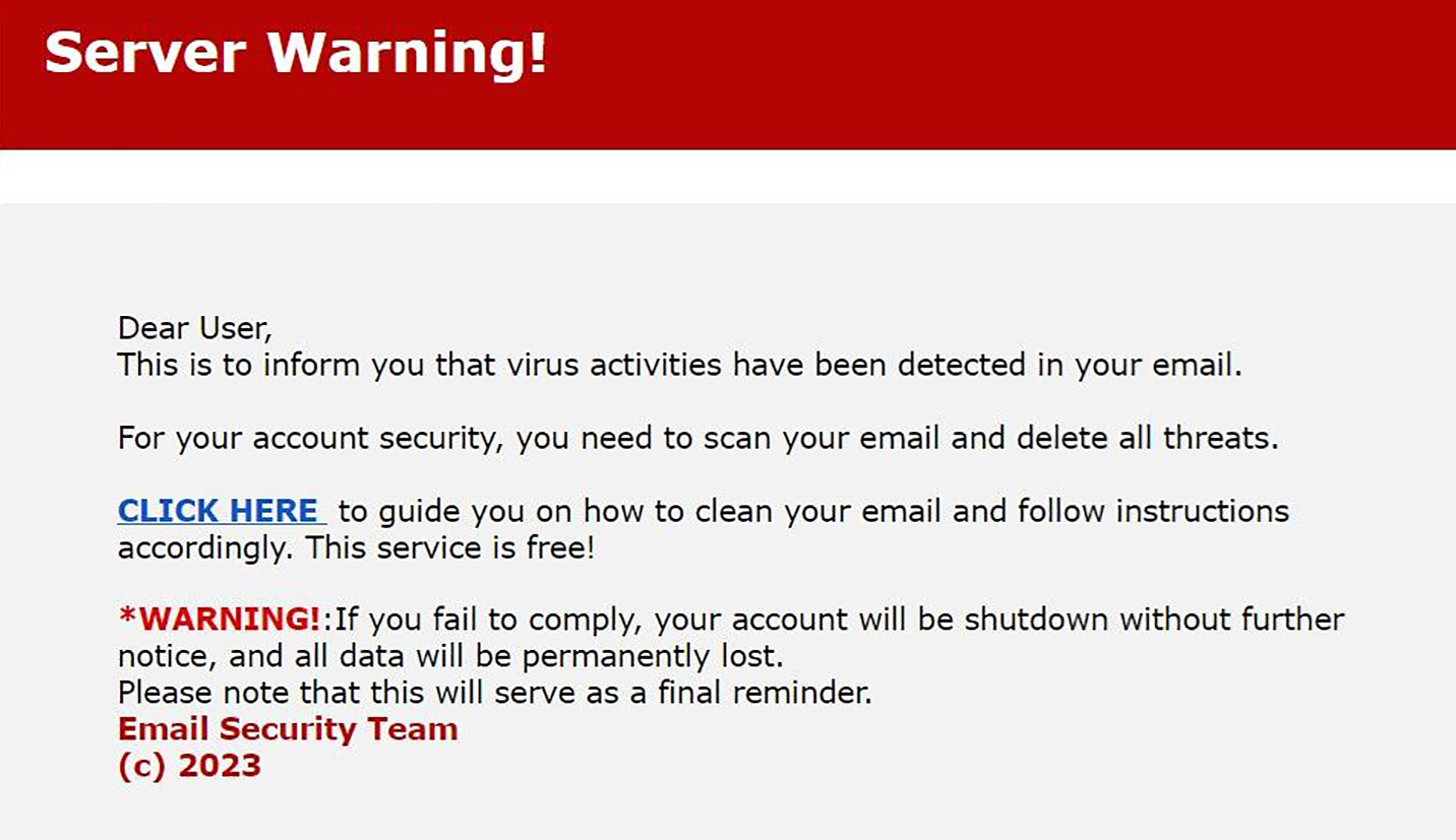 Phishing Example 5