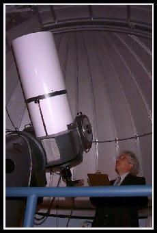 Director, Professor Irving Robbins and 16" main tlescope