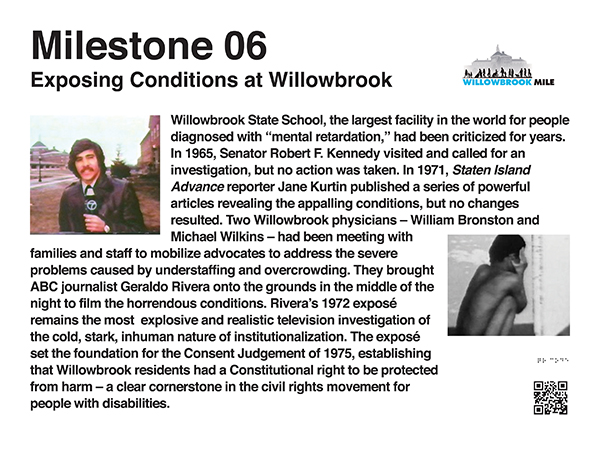 Milestone 06 - Exposing Conditions at Willowbrook