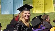 Student at her graduation