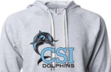 Gray Hoodie - Dolphin Dash Gray Hoodie - Dolphin Dash