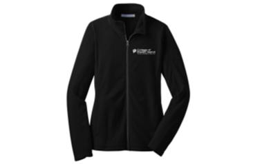 Full Zip Fleece CSI Logo Black Full Zip Fleece