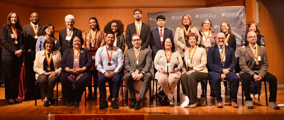 Phi Beta Delta Induction Ceremony April 2022 group PBD Induction group Picture 2022