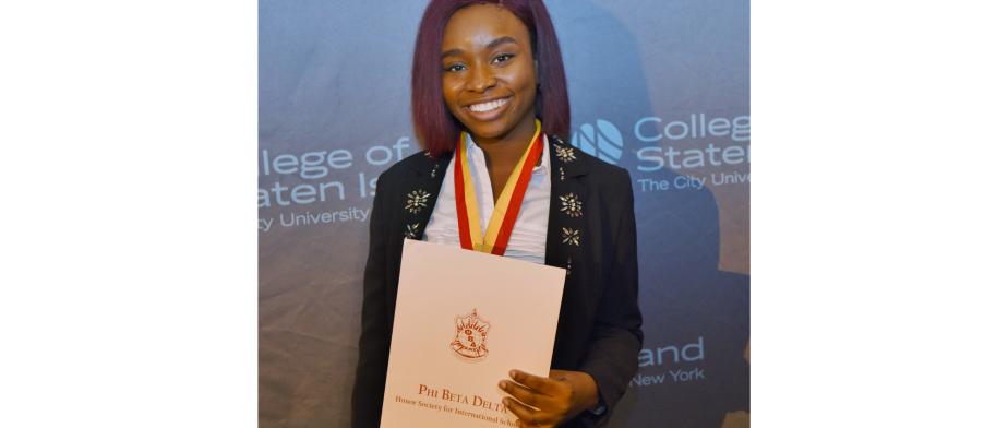 Recipient of $500 Student Award, Benedicta Gbemudu Benedicta Gbemudu, Student