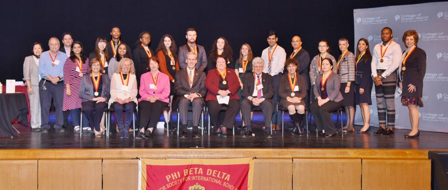 Beta Delta Honor Society for International Scholars, 2017 Induction Ceremony