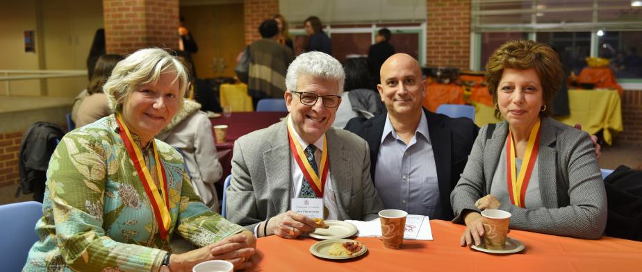 Keynote speaker Dr. Sarolta Takács  with  guests