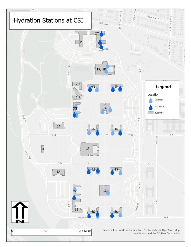 hydration stations on the map