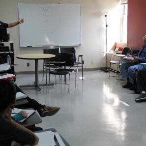 Classroom in Department of Social Work at CUNY CSI