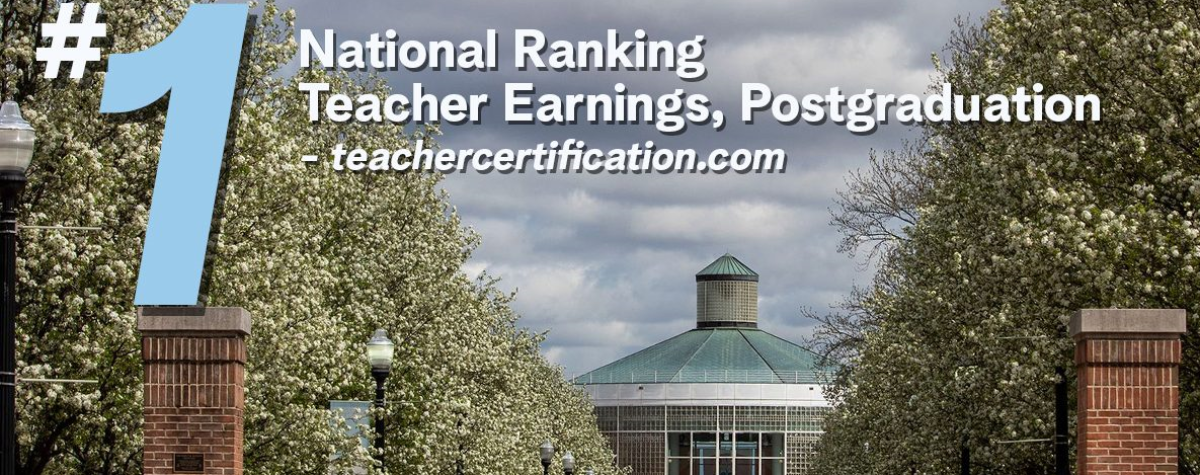 Number One National Ranking Teacher Earnings, Postgraduation