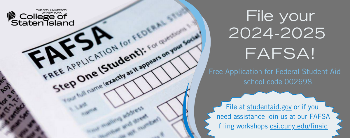 File your 2024-2025 FAFSA