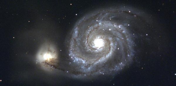 Whirlpool Galaxy and NGC 5195 (NOAO)