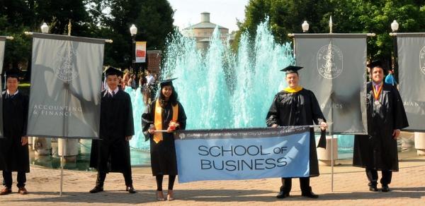 CSI Accounting & Finance students attending graduation