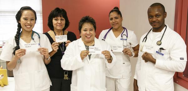 Group of Nursing Interns 