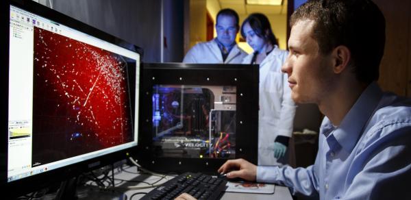 Psychology Students and Instructor in Behavioral NeuroScience Lab
