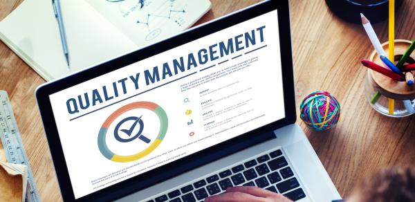 Quality management on a computer