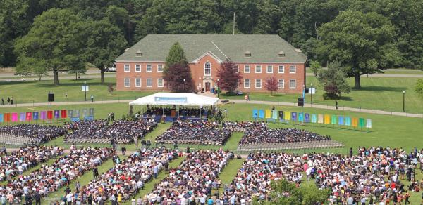 people at CSI graduation ceremony