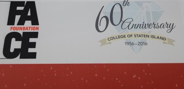 60th anniversary of college logo