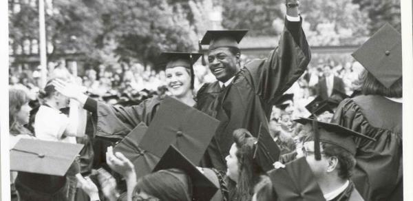 group of students graduating