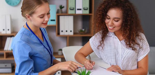 Medical Administrative Assistants at work