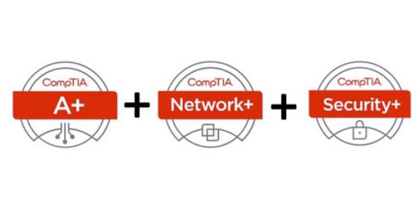 CompTIA™ A+, Network+ and Security+ Certification Logo