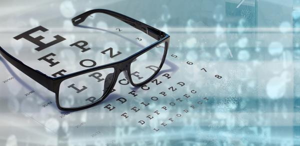 Eyechart and glasses