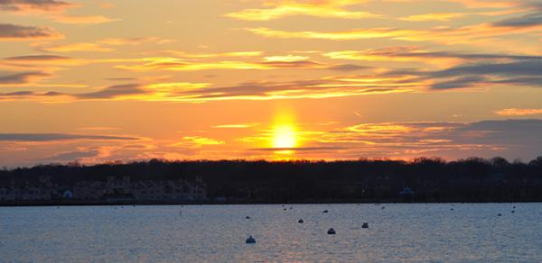 Sunset Over Great Kills Harbor