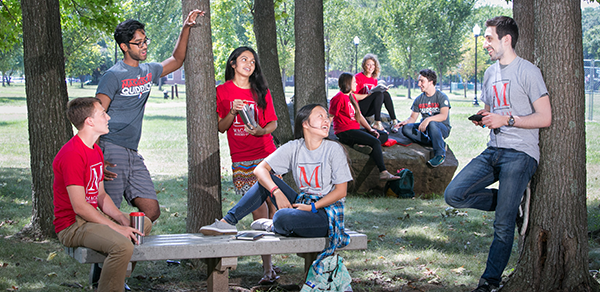 Macaulay Students outdoors 