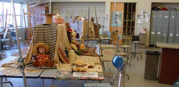 art studio in BFA in Art degree
