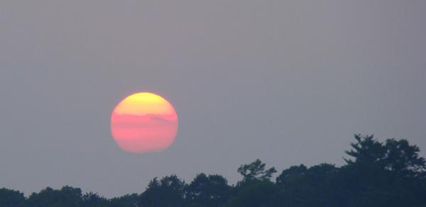 Sunset Over Campus