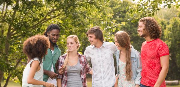 Students in an Outdoor Setting