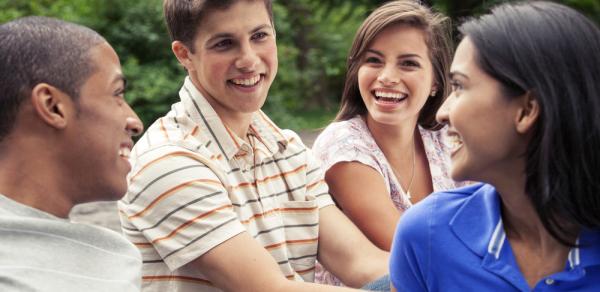 Students outside