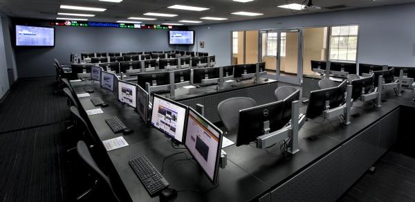 Con Edison Trading Room multiple screens