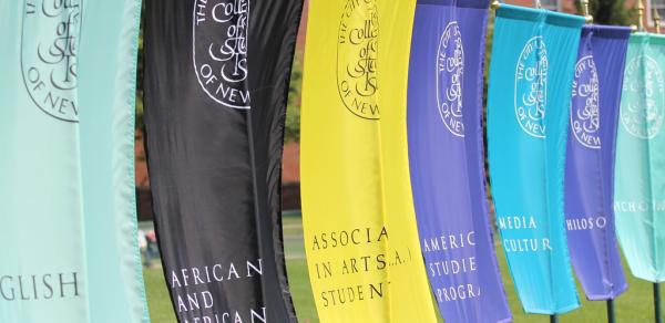 Alumni Association departmental flags