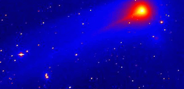 Comet named Lulin   photographed at the observatory