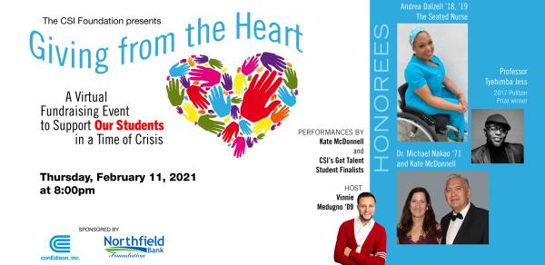 logo for giving from the heart csi foundation
