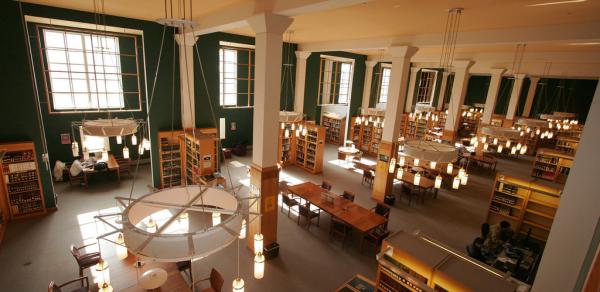 library interior at CSI