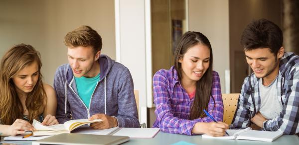 Students Studying