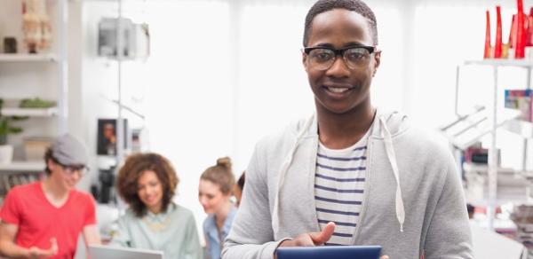 Student Standing In Class