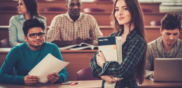 Students in classroom