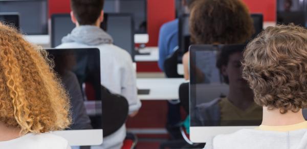 Students Workin In Computer Lab