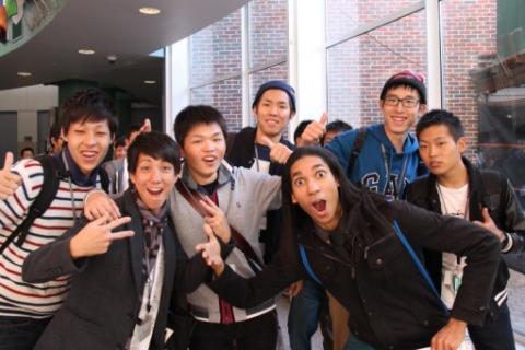 A Visit of Aishin AW Company, Japan group of students