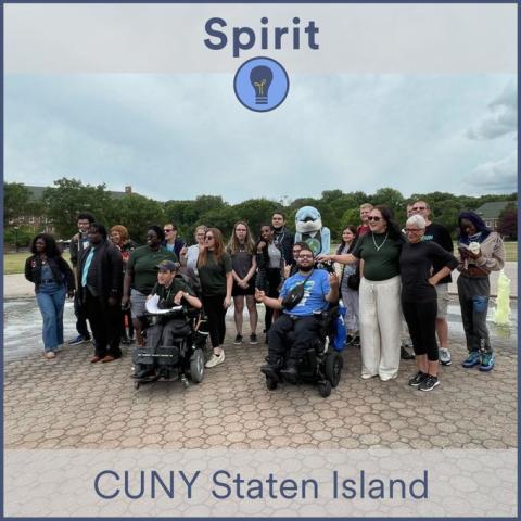 Spirit Award; CUNY Staten Island; Group of Students