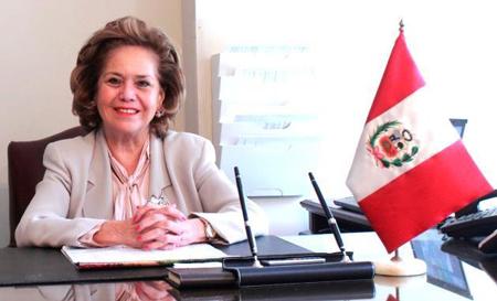 Ambassador María Teresa Merino Villarán de Hart Ambassador María Teresa Merino Villarán de Hart, the Consul General of Peru in New York City
