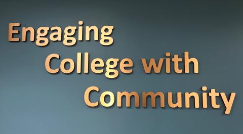 verbiage engaging college with community