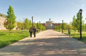 campus walkway