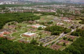 aerial view of campus