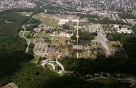 campus aerial view