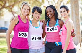 female students in race