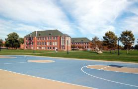 Basketball court on CSI campus